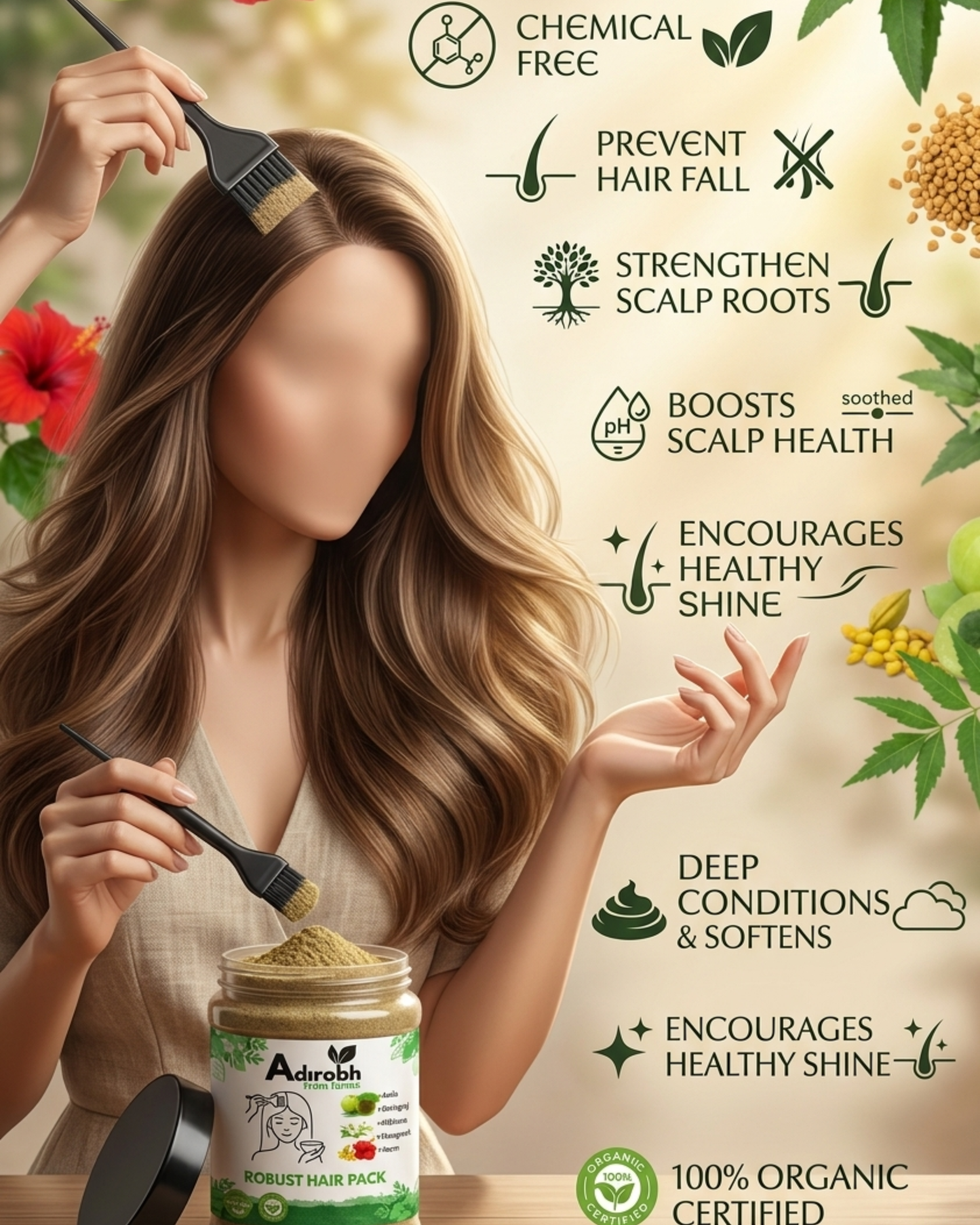 Robust hair pack